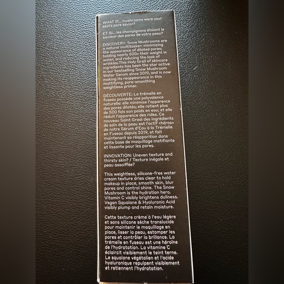 NIB Volition Beauty Snow Mushroom Water Primer with Vitamin C + Vegan Squalane - Picture 6 of 9